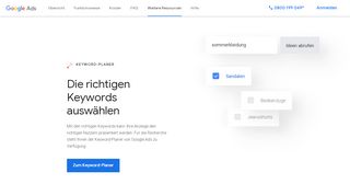 
                            1. Keyword-Planer für effektive Keyword-Recherche und ... - Google Ads