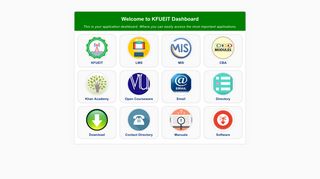 
                            2. KFUEIT Dashboard