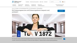 
                            5. Kfz Zulassungsservice / Zulassungsdienst | DE | TÜV Rheinland - TUV