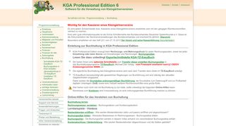 
                            3. KGA Professional Edition 6 und Buchhaltung