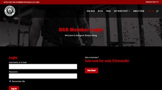 
                            12. KGB Login | Ketogenic Bodybuilding