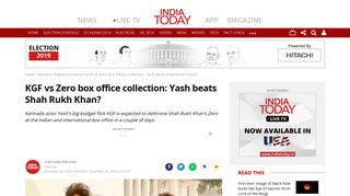 
                            12. KGF vs Zero box office collection: Yash beats Shah Rukh Khan ...
