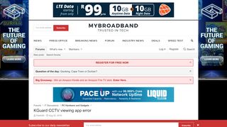 
                            10. KGuard CCTV viewing app error | MyBroadband