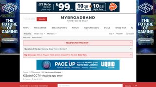 
                            2. KGuard CCTV viewing app error | MyBroadband