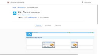 
                            13. K&H Chrome extension - Google Chrome