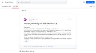 
                            10. Khắc phục lỗi không vào được Facebook - Google Product Forums