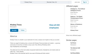 
                            6. Khaleej Times | LinkedIn