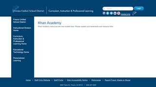 
                            7. Khan Academy & Academic Supports - Fresno Unified School District