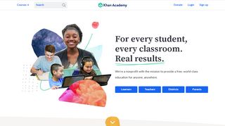 
                            8. Khan Academy | Free Online Courses, Lessons & Practice
