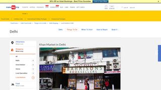 
                            8. Khan Market in Delhi - MakeMyTrip