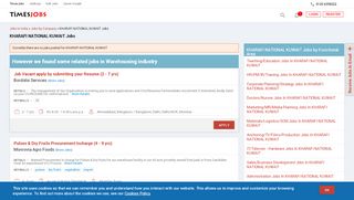 
                            13. KHARAFI NATIONAL KUWAIT Jobs - TimesJobs