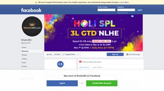 
                            6. Khelo365 - Reviews | Facebook