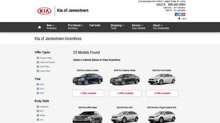 
                            8. Kia Incentives, Rebates, Specials in Jamestown, NY - Kia Finance and ...