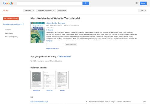 
                            8. Kiat Jitu Membuat Website Tanpa Modal