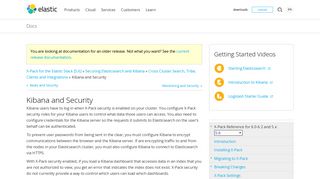 
                            2. Kibana and Security | X-Pack for the Elastic Stack [5.6] | Elastic