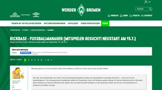 
                            13. Kickbase - Fußballmanager (MITSPIELER GESUCHT!) | Forum des SV ...