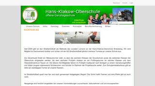 
                            8. KICKFAIR Hans-Klakow-Oberschule Brieselang
