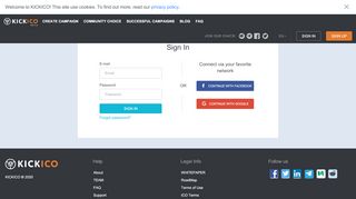 
                            3. KICKICO - Sign In
