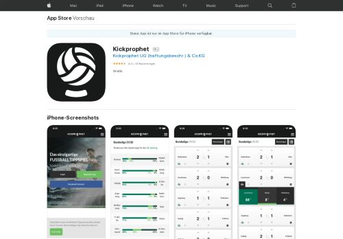 
                            7. Kickprophet im App Store - iTunes - Apple