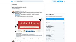 
                            11. Kidblog Classrooms from Kidblog on Twitter