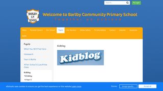 
                            12. Kidblog - Welcome to Barlby Community Primary School