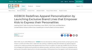 
                            4. KIDBOX Redefines Apparel Personalization by Launching Exclusive ...