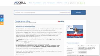 
                            9. kidisto Partnerprogramm bei ADCELL - Hier anmelden!