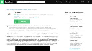 
                            7. KidLogger - Free download and software reviews - CNET Download ...
