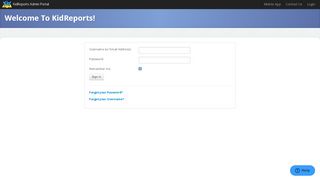 
                            1. KidReports Admin Portal