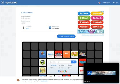 
                            5. Kids Games - Symbaloo