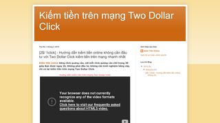 
                            11. Kiếm tiền trên mạng Two Dollar Click: [2$/ 1click] - Hướng dẫn kiếm ...