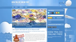 
                            11. KIEM TRA CIC ONLINE FREE