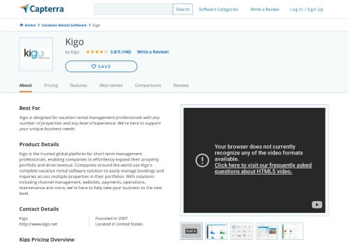 
                            13. Kigo Reviews and Pricing - 2019 - Capterra