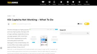 
                            8. Kik Captcha Not Working – What To Do - TechJunkie