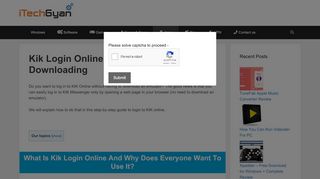 
                            7. Kik Login Online – Kik for PC without Downloading - iTechgyan