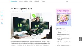 
                            3. KIK Messenger for PC - Apowersoft