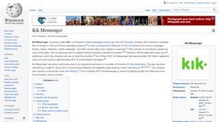 
                            11. Kik Messenger - Wikipedia