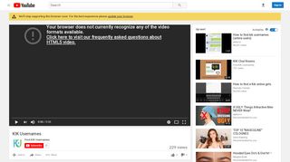 
                            6. KIK Usernames - YouTube