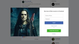 
                            8. Kiko Loureiro - Check out my next guitar clinics in the US... | Facebook