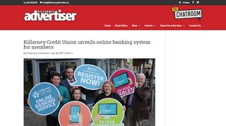 
                            6. Killarney Credit Union unveils online banking system for members ...