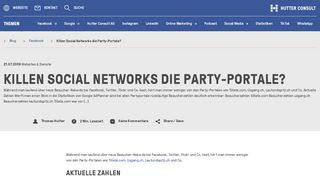 
                            8. Killen Social Networks die Party-Portale? - Thomas Hutter