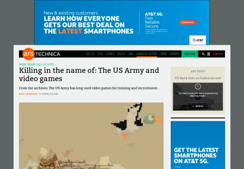 
                            13. Killing in the name of: The US Army and video games | Ars ...