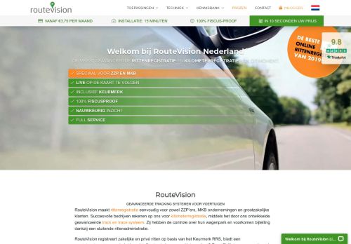 
                            1. Kilometerregistratie en rittenregistratie | RouteVision Nederland B.V.