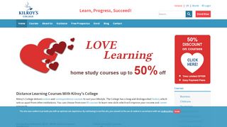 
                            6. Kilroy's College Ireland, Distance Learning Courses