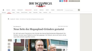 
                            13. Kim Schmitz 2.0: Neue Seite des Megaupload-Gründers gestartet ...