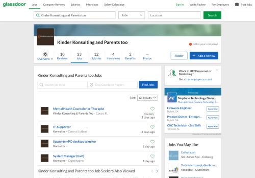 
                            9. Kinder Konsulting and Parents too Jobs | Glassdoor.ca
