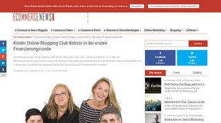 
                            5. Kinder Online-Shopping Club Kidisto in der ersten ...