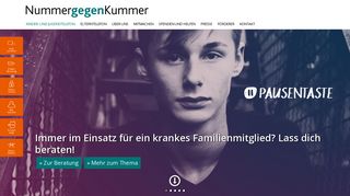 
                            3. Kinder- und Jugendtelefon - NummerGegenKummer