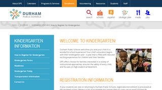 
                            10. Kindergarten Information / How to Register for Kindergarten