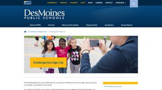 
                            5. Kindergarten Sign-Up - Des Moines Public Schools